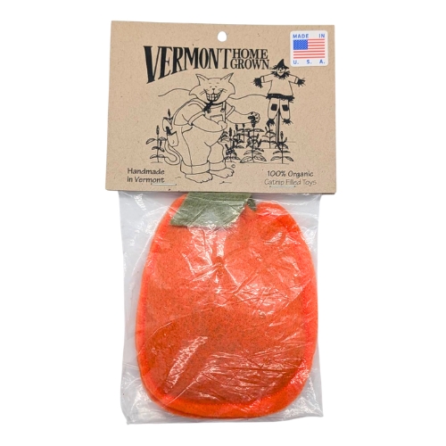 New! Vermont Homegrown® Catnip Toys - Pumpkin